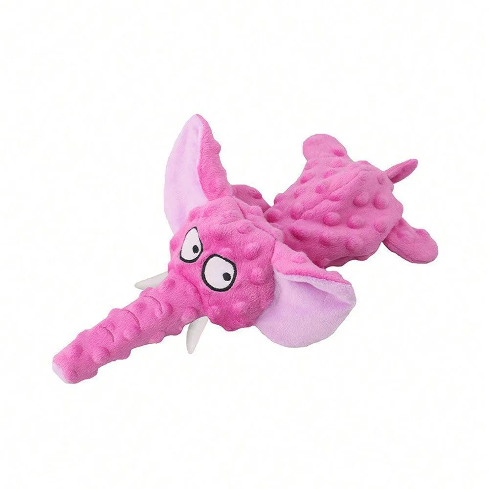 4 Pcs Soft Plush Dog Squeaky Chew Toy