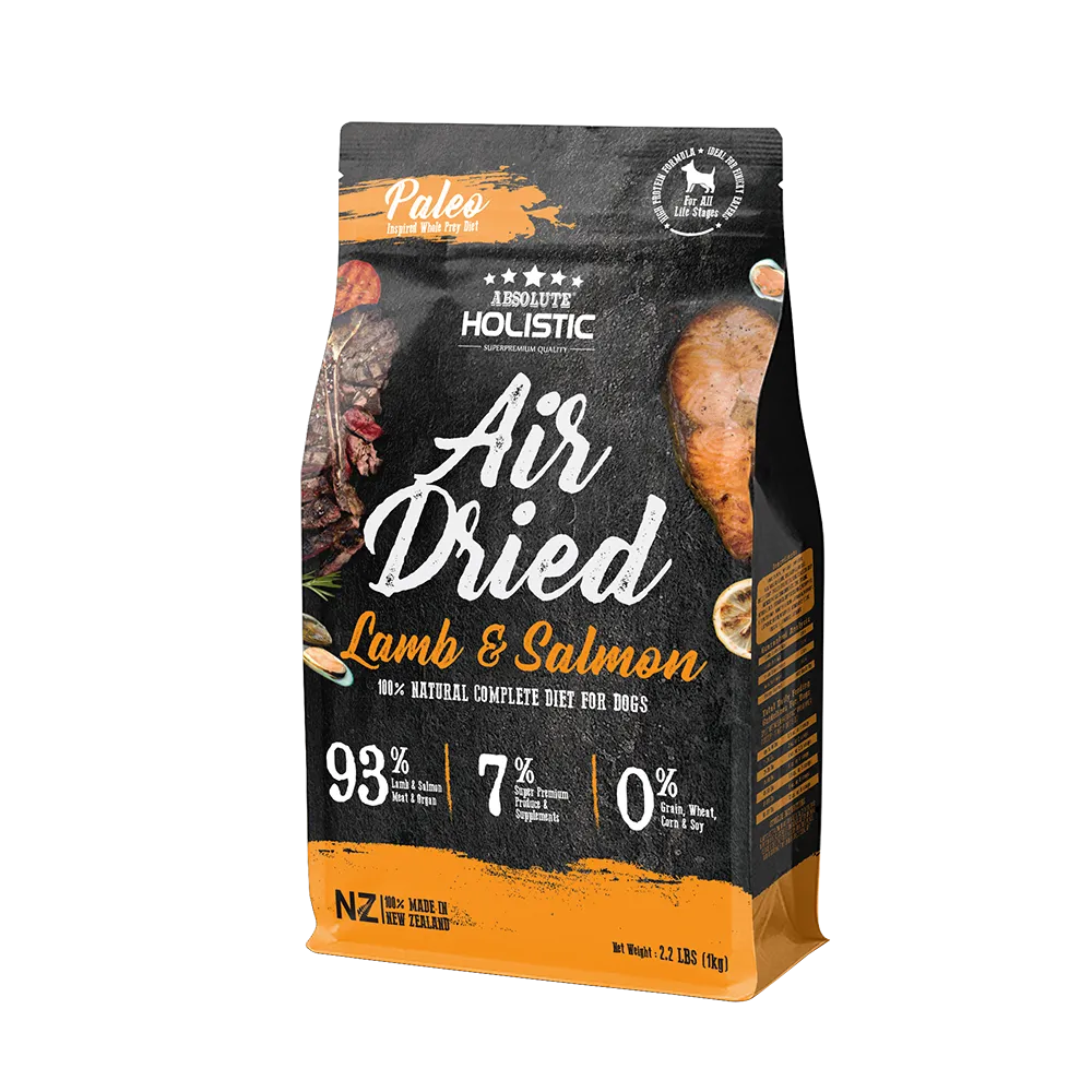 Absolute Holistic Dog Air-Dried Lamb & Salmon 1kg