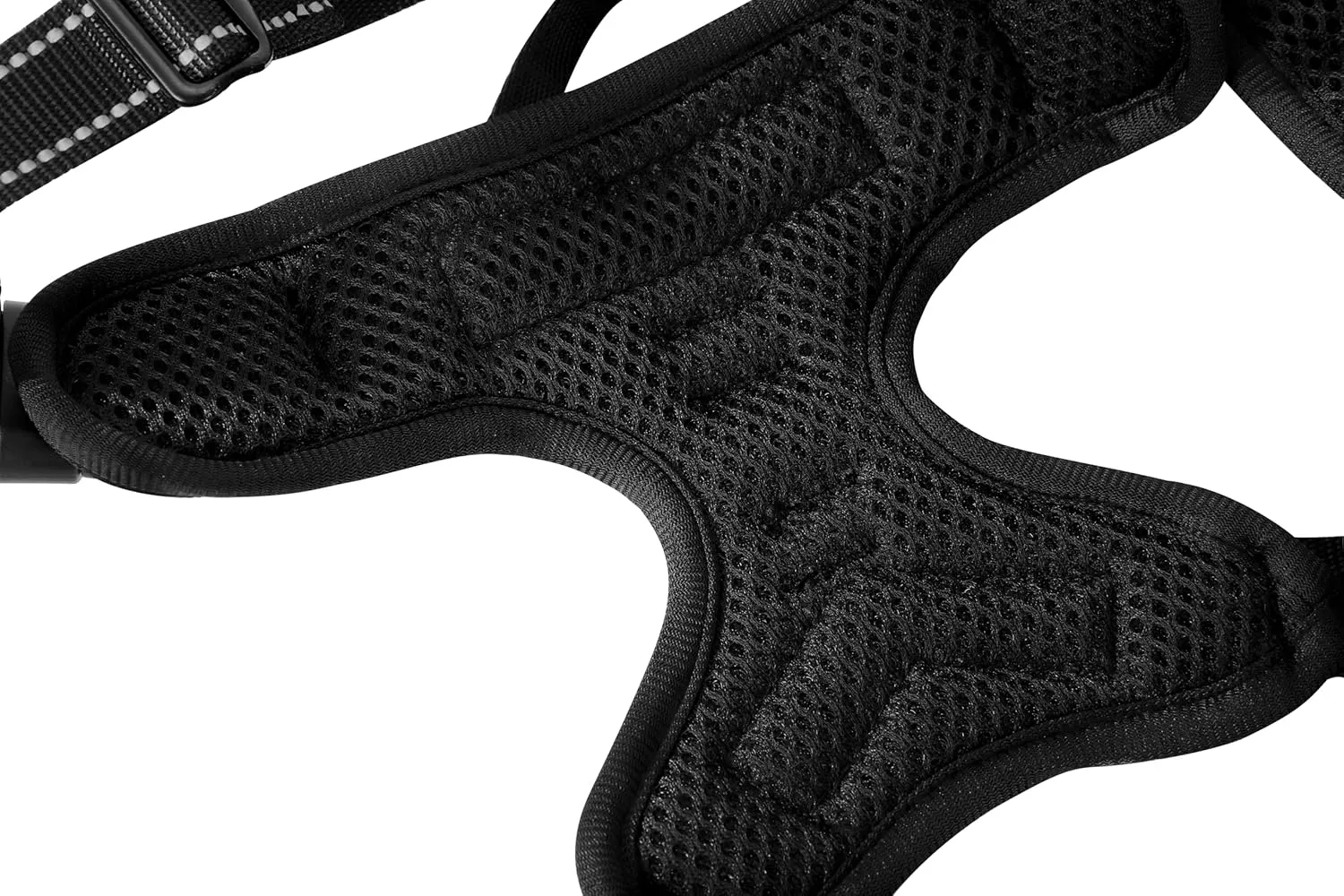 Black No-Pull Dog Harness with 2 Leash ClipsSoft Padded Vest for Small Dog, Adjustable Reflective Dog Vest Easy to Put on and Take Off, Black Small
