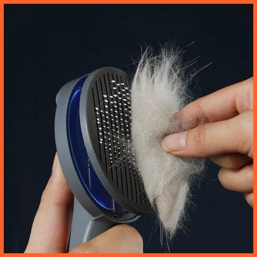 Cat Dog Tangled Hair Remover Brush | Pet Grooming Slicker Needle Comb | Removes Self Cleaning Brush