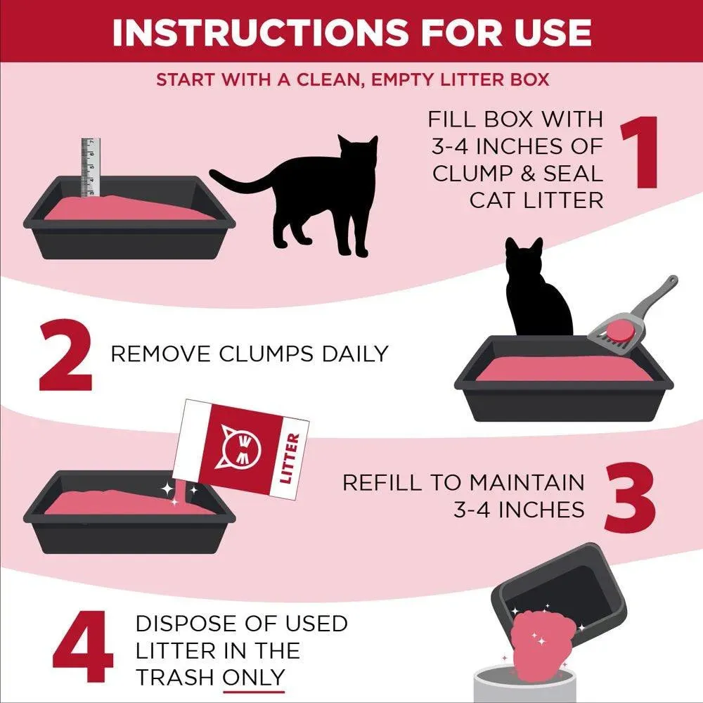 Clump & Seal Cat Litter 38 Lbs