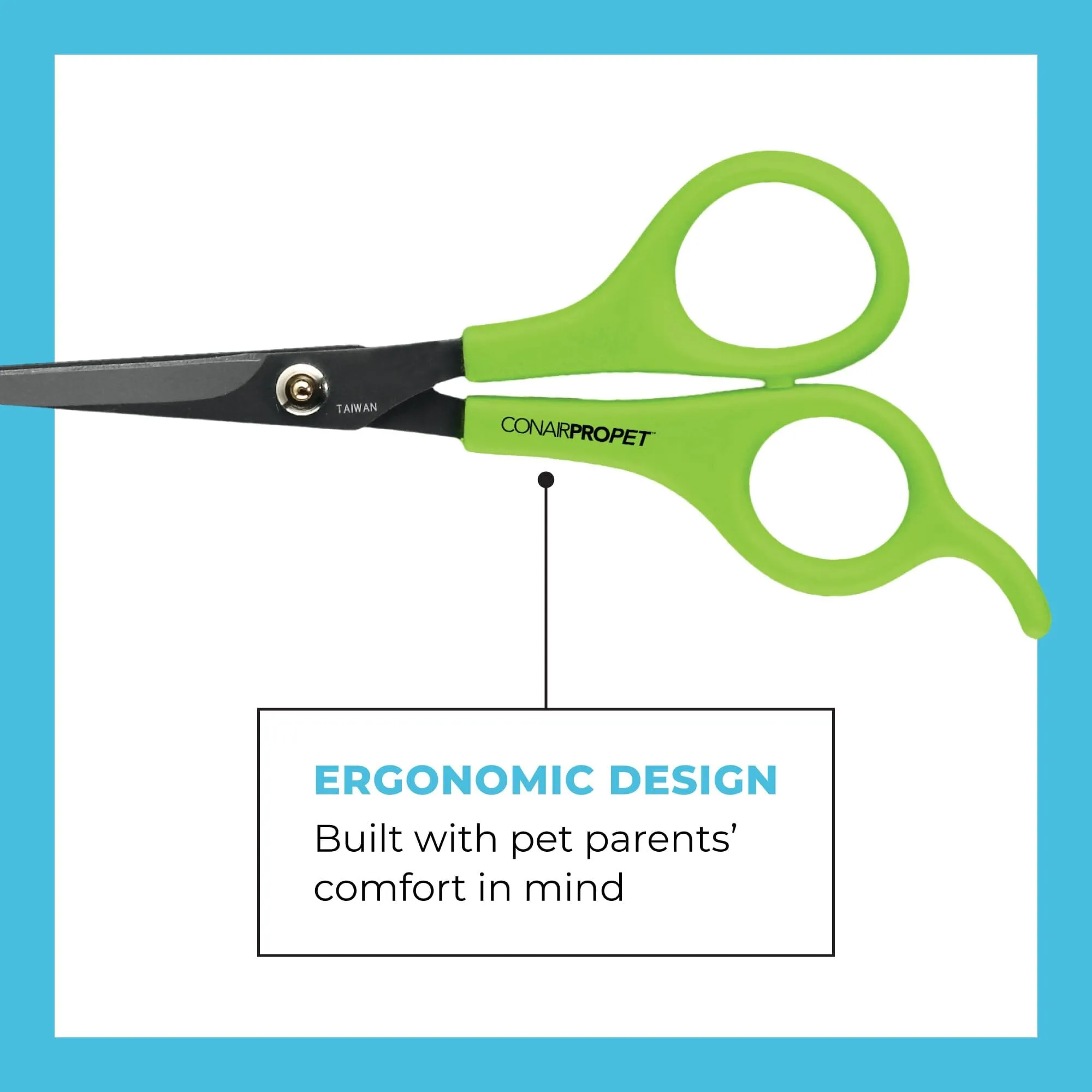CONAIR Round Tip Pet Grooming Shears - 6"