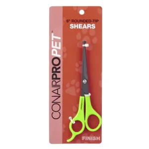 CONAIR Round Tip Pet Grooming Shears - 6"