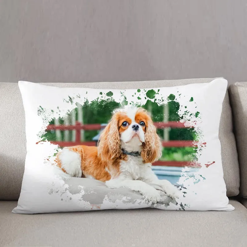 Customized Cat/Dog Pillow from Your Beloved Photo for Pet Lovers