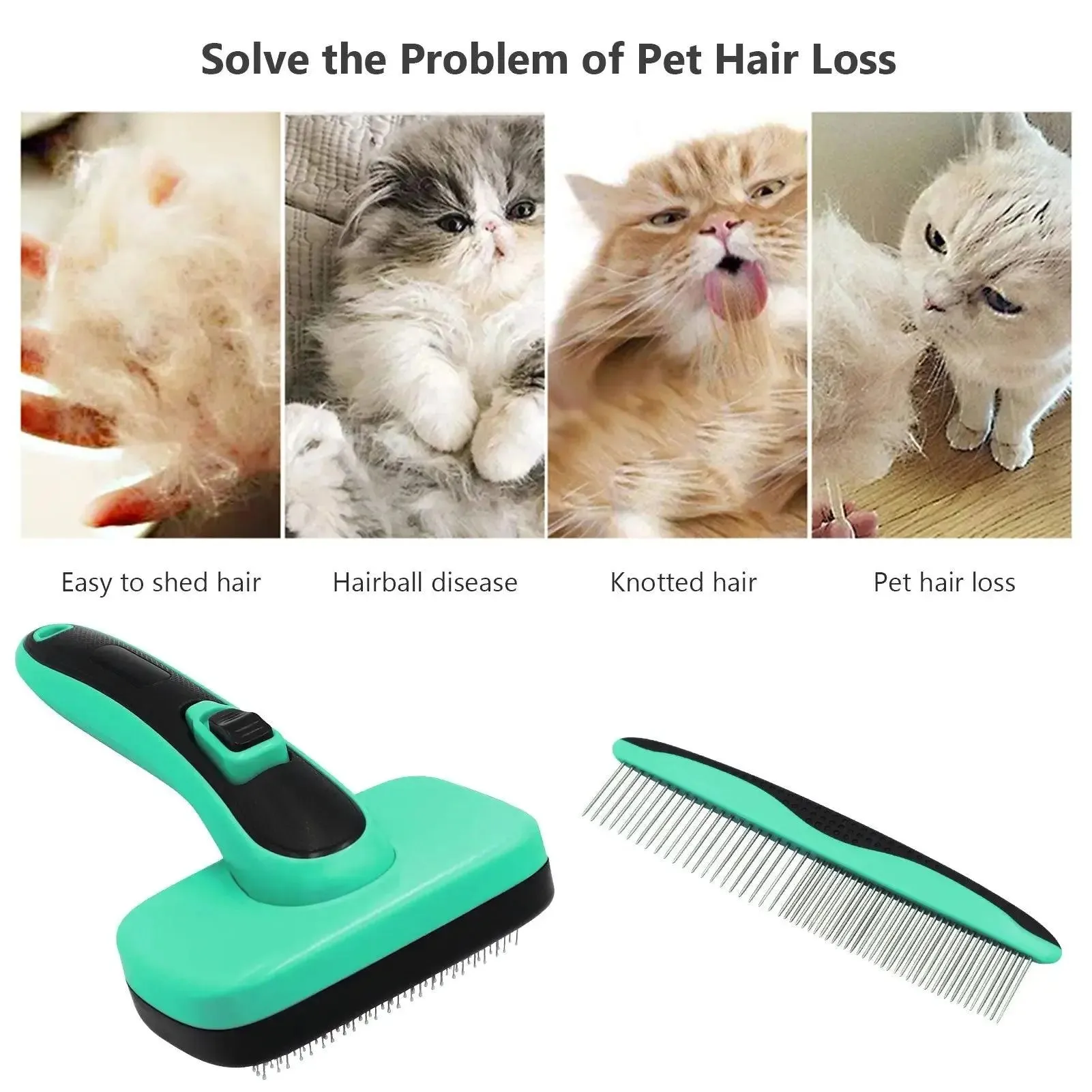 Dog Hair Remover Grooming Made Easy - Cat Brush