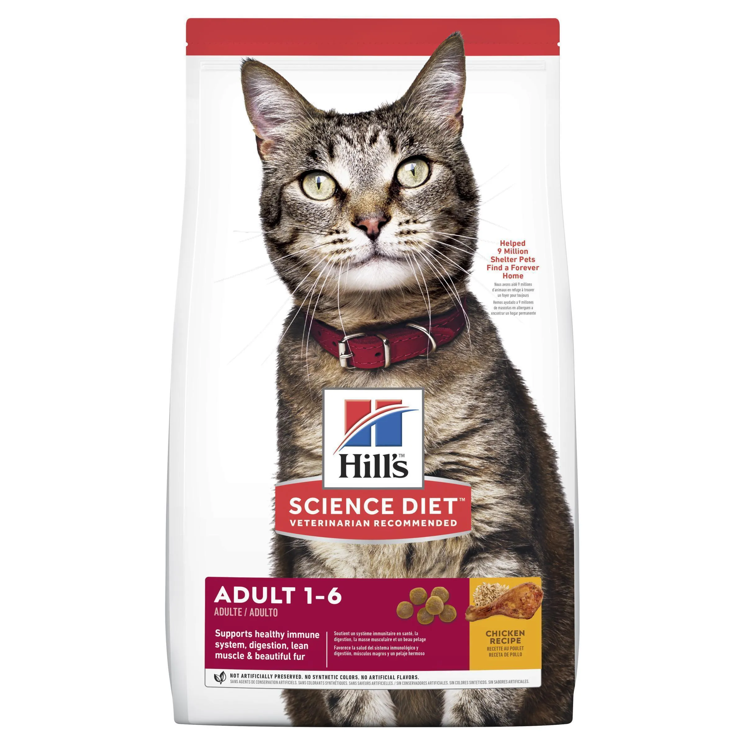Hills Science Diet Adult Dry Cat Food 4kg^^^