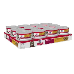 Hills Science Diet Adult Tender Dinners Chicken Canned Cat Food 156g x 24^^^
