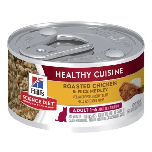 Hill's Science Diet Healthy Cuisine Chicken & Rice Medley Adult Canned Cat Food