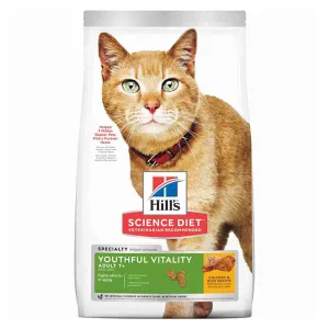 Hill's Science Diet Youthful Vitality Feline Adult 7  Chicken and Rice 3lb