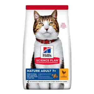 Hill's Science Plan Mature Adult 7  Dry Cat Food - Chicken