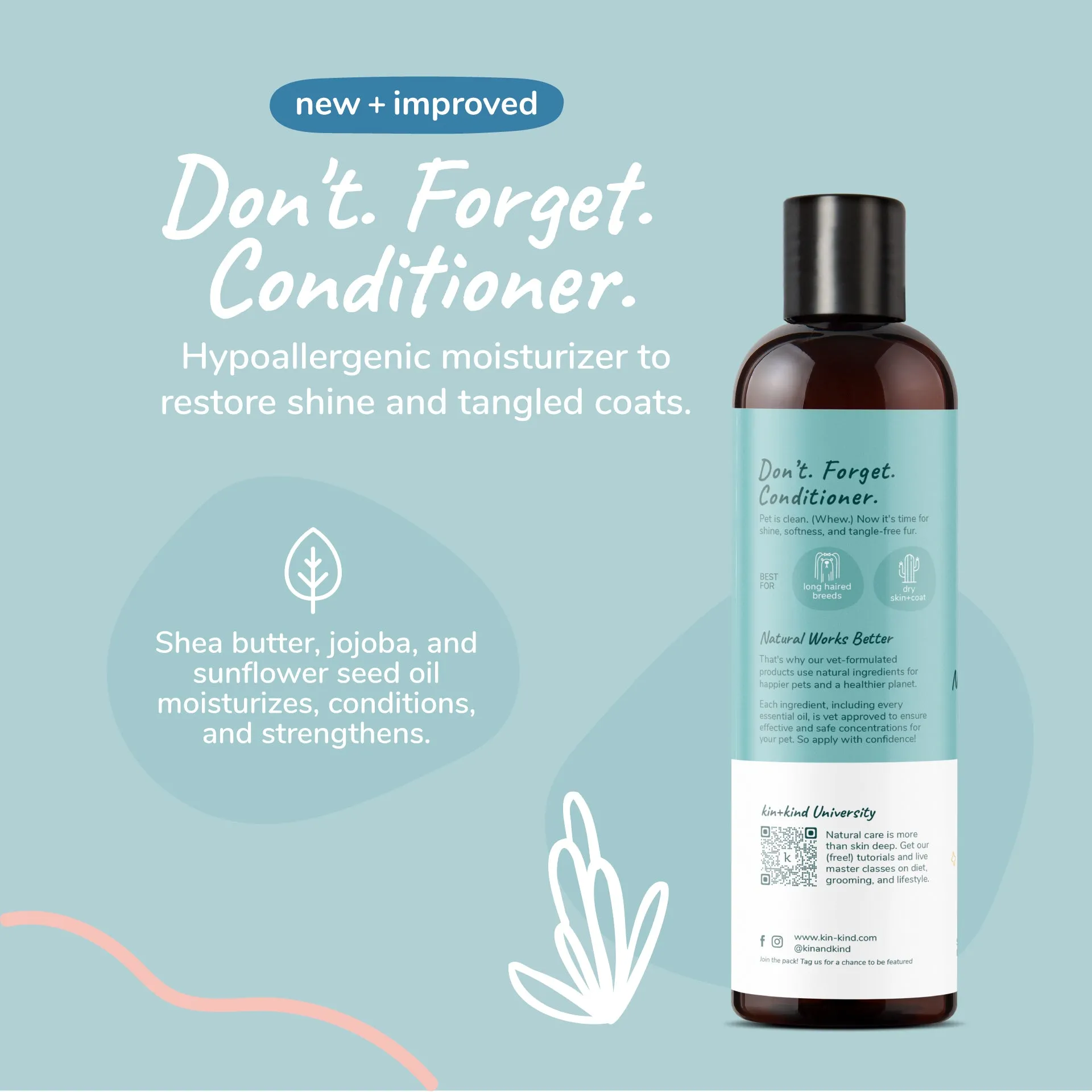 Natural Moisturizing Conditioner for Dogs & Cats