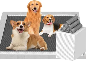 Puppy Pads Extra Large 28x36, 20 Count Activated Carbon Pee Pads, X-Large Potty Pads for Dogs, Disposable Urine Bed Pads for Doggies, Piddle Training Pads for Indoor, Outdoor Use