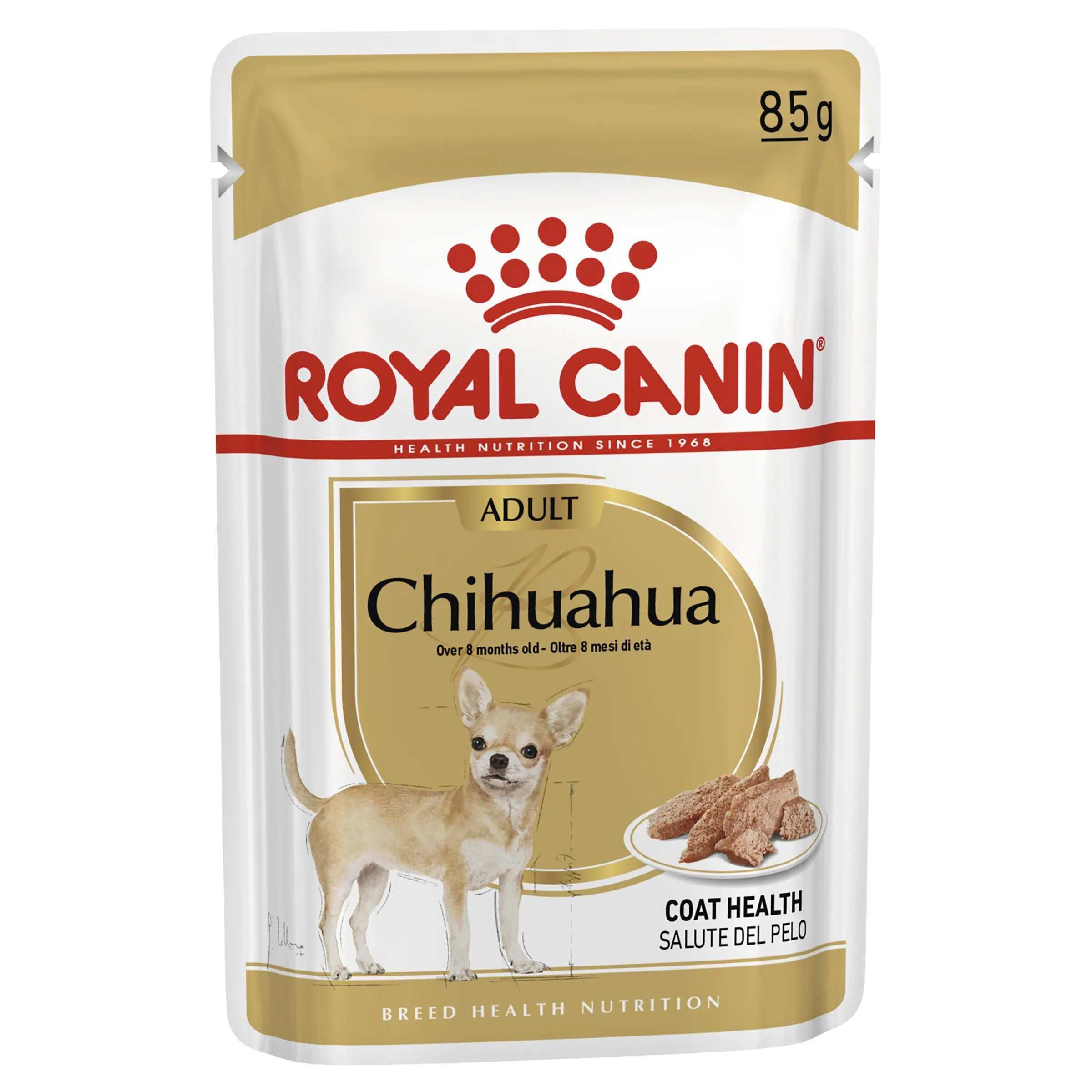 Royal Canin Dog Chihuahua Adult Wet Food Pouch 85g {)_(}