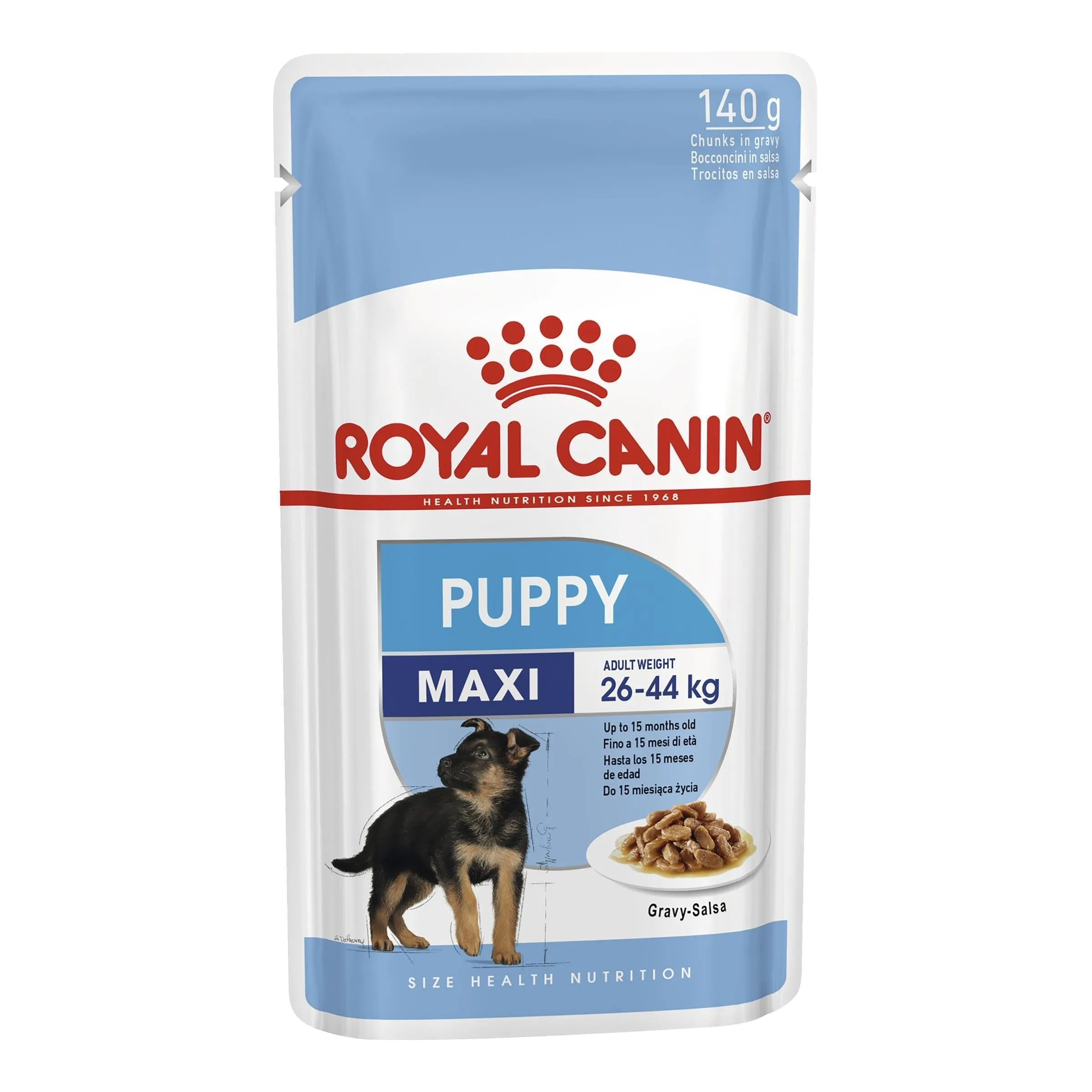 Royal Canin Dog Maxi Puppy Wet Food Pouch 140g^^^