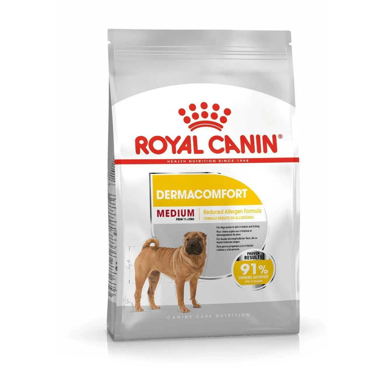 Royal Canin Dog Medium Dermacomfort Adult Dry Food 3kg^^^