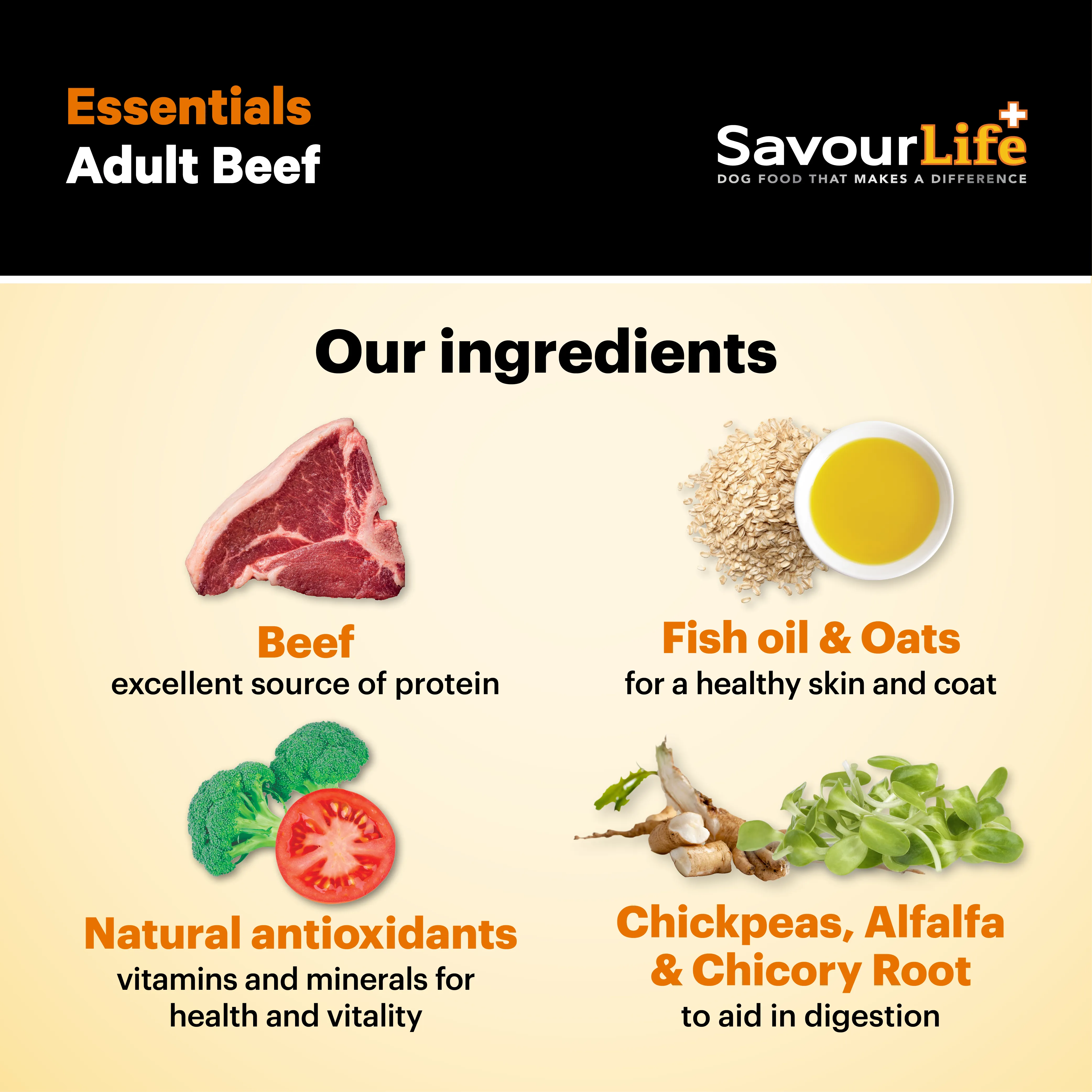 SavourLife - Essentials Beef Dog Dry Food (15kg)
