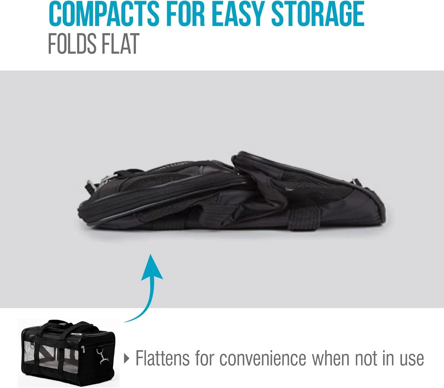 Sherpa Original Deluxe Travel Pet Carrier, Airline Approved & Guaranteed On Board - Black Lattice, Small