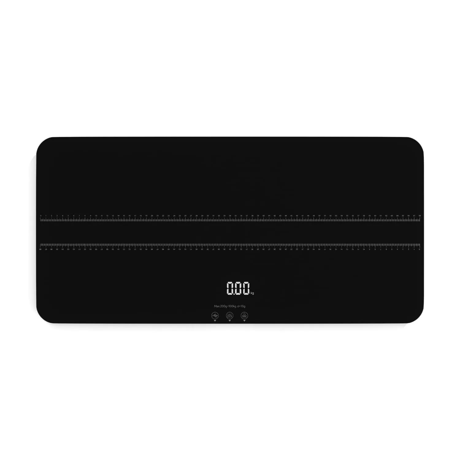 SIKE Medium-Small Veterinary Scale, Dog Scale (10g) Accuracy, Max 220lbs, Precision Digital Pet Scales and USB Recharging Cord Included, Tempered Glass Platform with Anti Slip Sticker