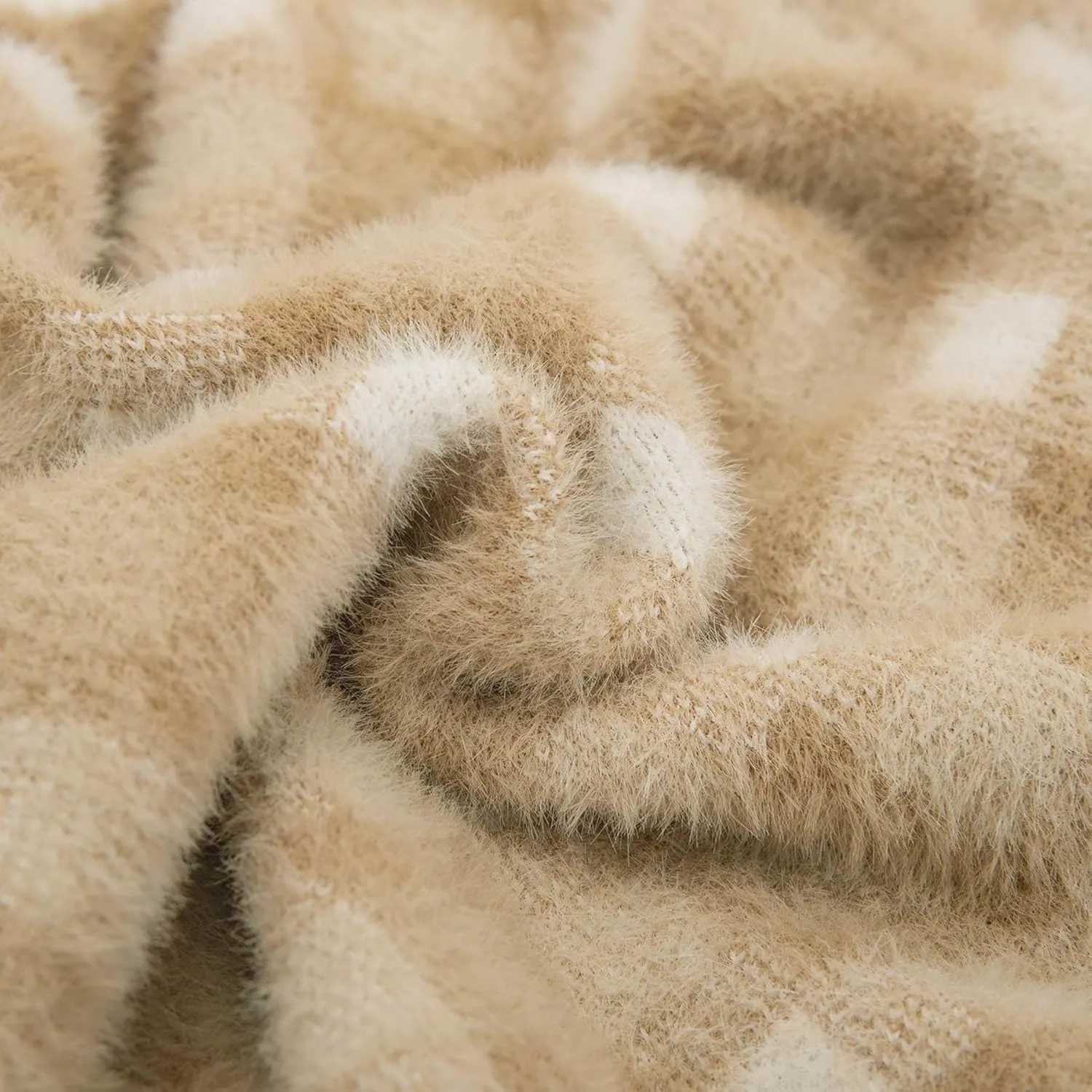 Small Dog Sweater - Winter Clothes for Dogs & Cats, Warm Knitwear Jacket, Winter Deluxe Coats for Puppies & Kittens, Doggy Costume XXS to XL, Pet Apparel (Camel, X-Small)