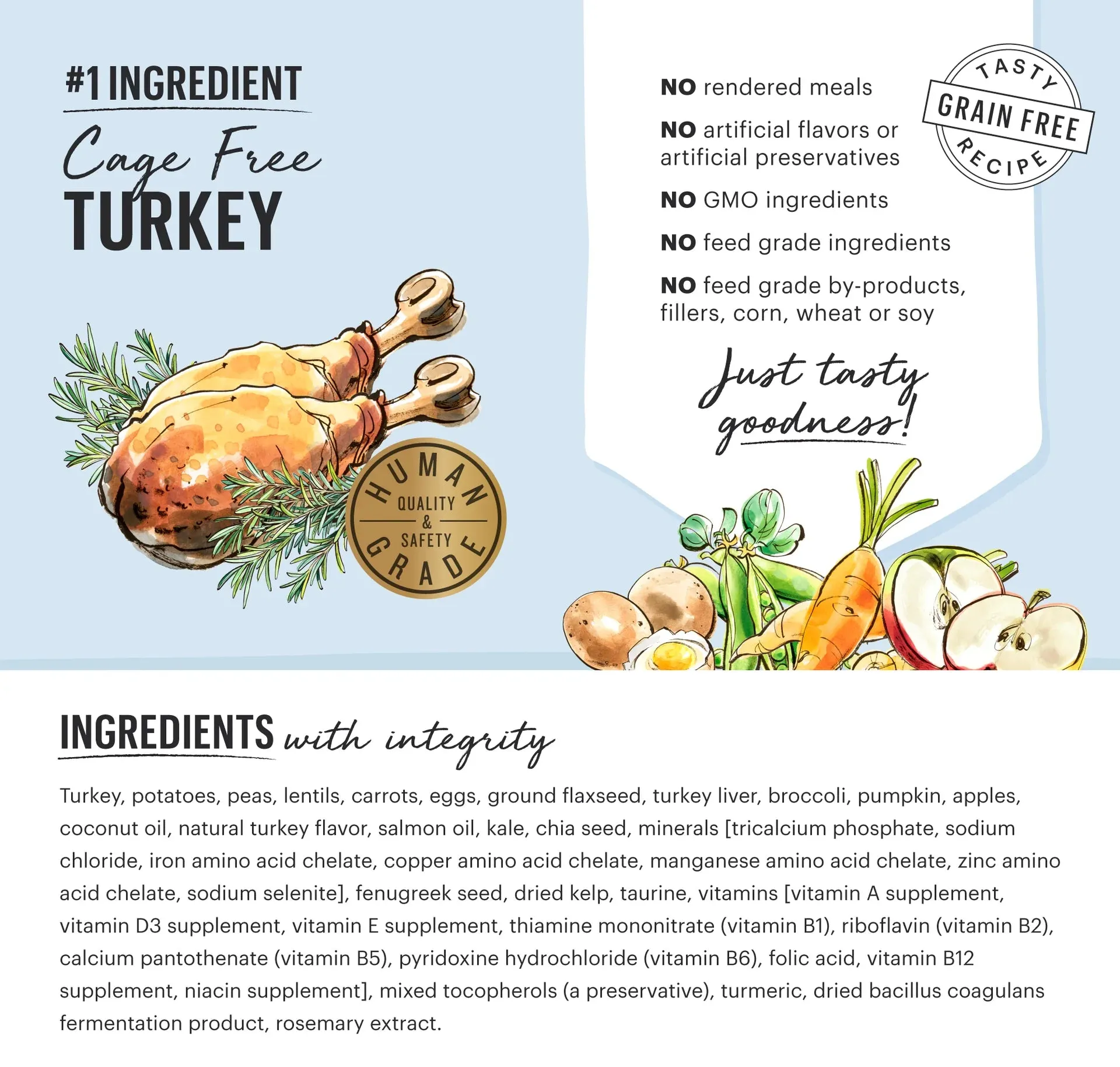 The Honest Kitchen - Whole Food Cluster - Grain Free - Turkey Dog Food