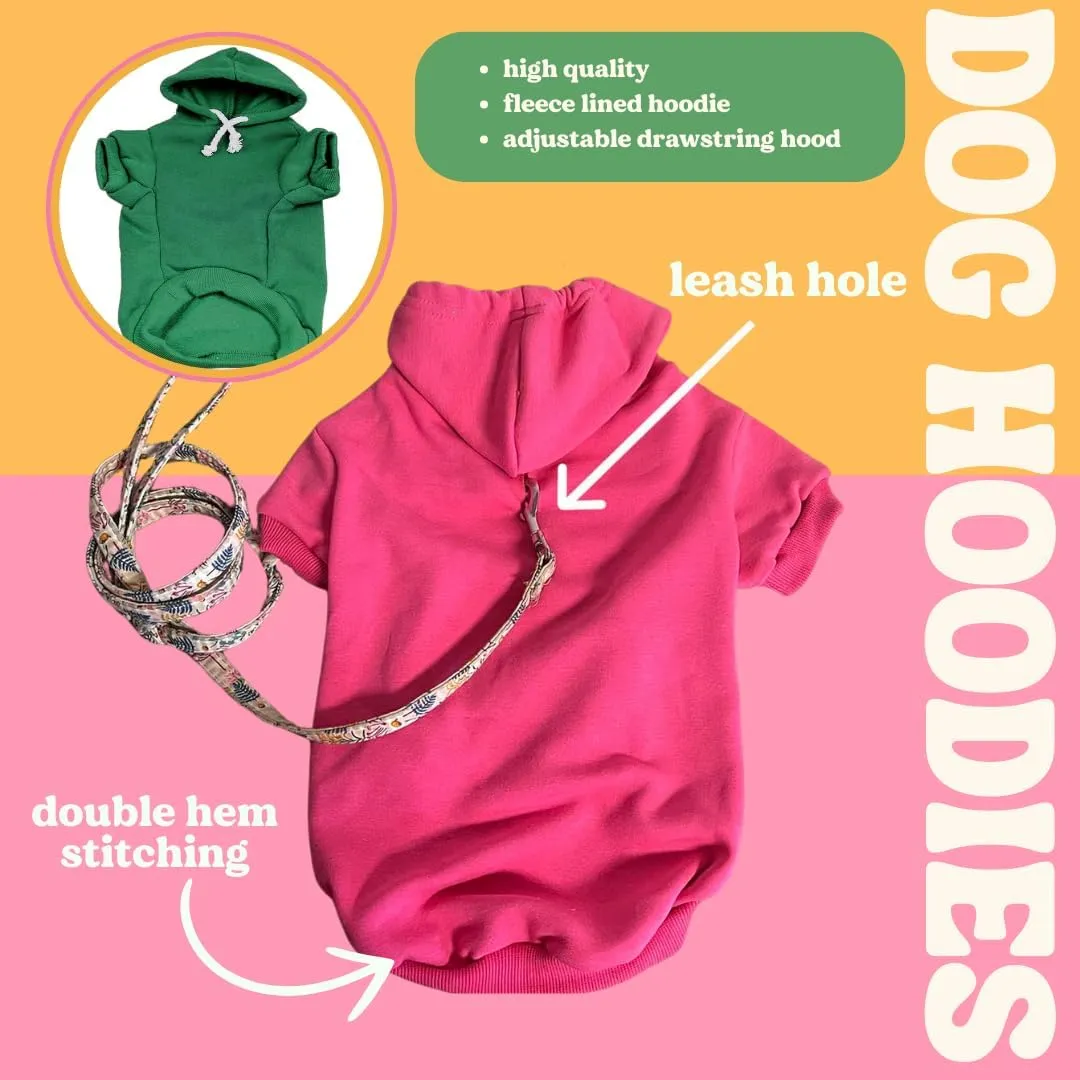 Two Moms are Better Than One Mother's Day Dog Hoodie | Fleece Lined |Leash Hole| Pride Day | LGBTQ  | Rainbow | Parade|Royal Blue, Medium 322