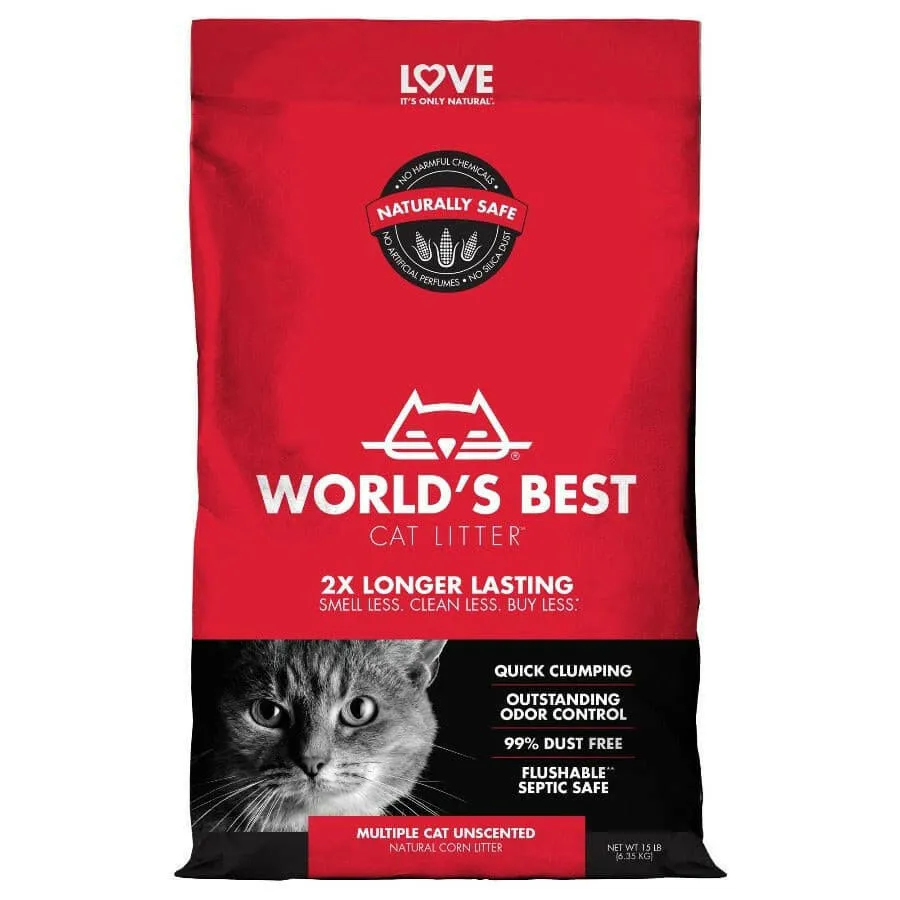 World's Best Cat Litter Multi Cat Clumping Formula
