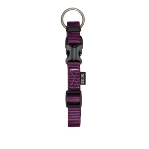 Zeus Adjustable Nylon Dog Collar - Royal Purple - XLarge - 2.5 cm x 42 cm-65 cm (1in x 16in-26in)